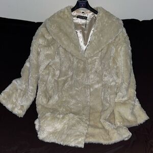 Pamela McCoy faux fur jacket